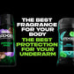 AXE Fine Fragrance Collection Premium Deodorant Body Spray for Men Emerald Sage with 72H Odor Protection - 4 oz (Pack of 3