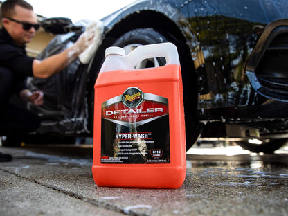 Meguiar's Hyper Wash Skuimende Karwas Lig Vuilheid Op en Laat 'n Ryk Glans – 1 Gallon (Verpakking Kan Verskil)
