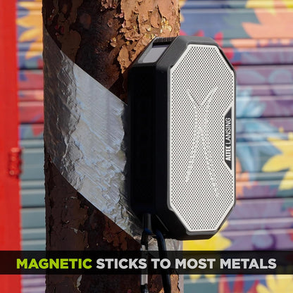 Altec Lansing x Las Vegas Raiders - Draagbare Bluetooth-luidspreker HYDRAMINI 2.0, IP67 Waterdig, 8W Uitset, 12h Speeltyd, USB-C Vinnig Laai, Stemassistent-integrasie (Las Vegas Raiders)
