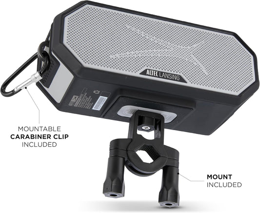 Altec Lansing - Draagbare Bluetooth-luidspreker HYDRABLAST 2.0, Waterdig IP67, 20W Uitsetkrag, Magnetiese Bluetooth-luidspreker (Raiders)