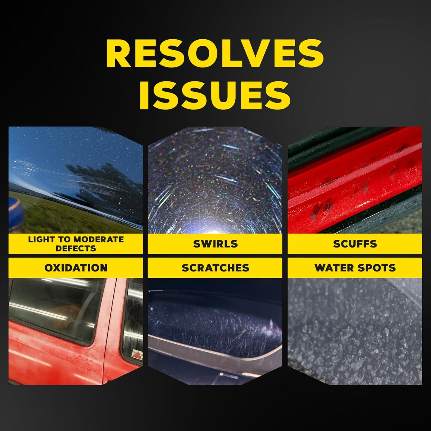 Meguiar's DA 6” Mikrovesel Sny Skyfblokke Versoenbaar met 'n DA Poleerder vir Kar Detailering (2 Pak)