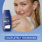 NIVEA Skin Care Set For Her, Nourishing Body Wash, Moisturizing Body Lotion, Lip Balm Stick with Shea Butter, & Hand Cream, 4 Piece Gift Set
