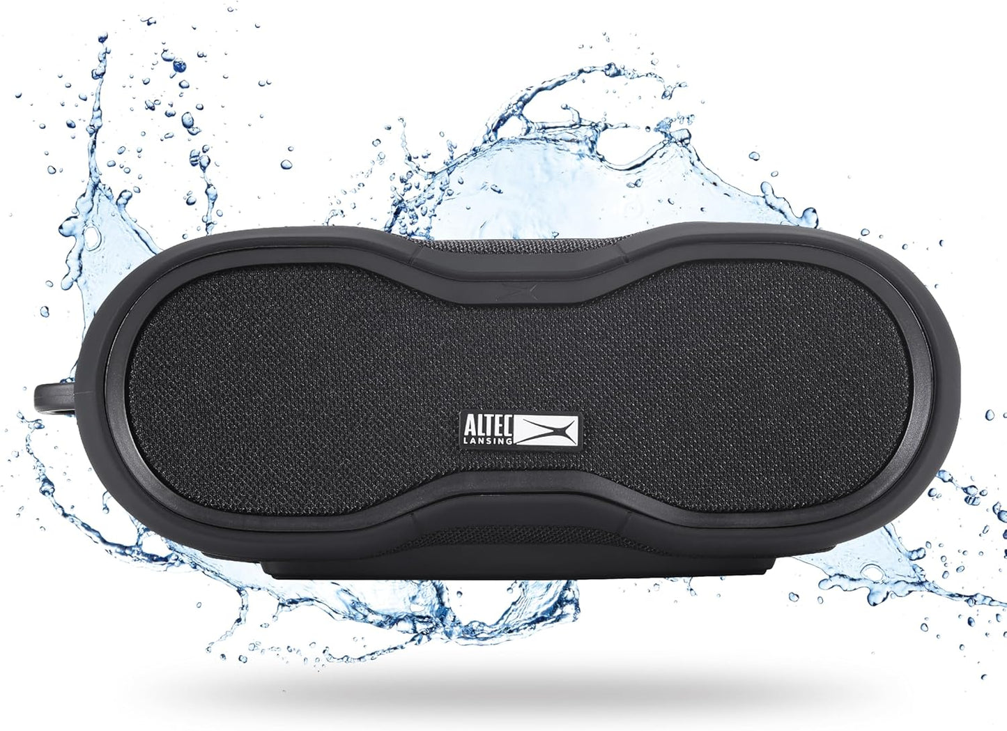 Altec Lansing BoomJacket XL Draadlose Bluetooth-luidspreker, Magnetiese Waterdigte Luidspreker, IPX7 Buite-luidspreker met 24H Speeltyd, Draagbare Luidspreker met Karabiner, Monteerbaar, Vinnige Laai