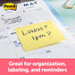 Post-it Notes, 3 in x 3 in, 4 Sticky Notes Pads, 50 Sheets per Pad - Iconic Canary Yellow Note (Pack of 3)