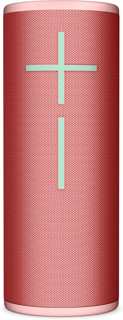 Ultimate Ears Boom 4 Portable Waterproof Bluetooth Speaker with 360-Degree Immersive Sound, Outdoor Floating Speaker, 15-Hour Battery, 147ft Range - Red