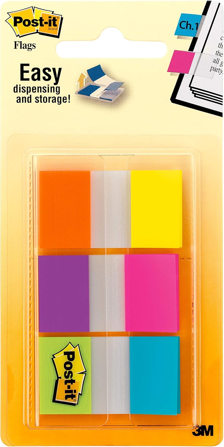 Back to School and Office Supplies -Post-it and Scotch Essentials Pack Includes Post-it Super Sticky Notes, Flags, Scotch Magic and Super Hold Tape, and Multi-Purpose Scissors
