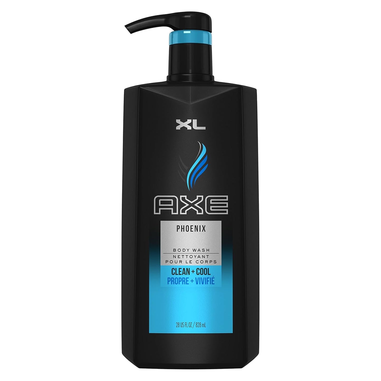 AXE Body Wash for Men, Phoenix  XL Clean + Cool - with Pump (28 oz)