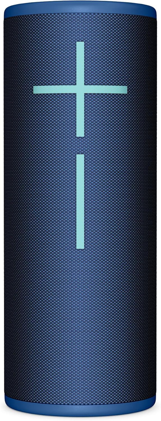 Ultimate Ears Boom 4 Draagbare Waterdigte Bluetooth-luidspreker met 360-grade Meeslepende Klank, Buitelug-drywende Luidspreker, 15-uur Battery, 147ft Bereik - Blou