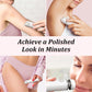 Bikini Trimmer and Shaver Kit - 2-in-1 Wet/Dry Electric Body Hair Trimmer Facial Hair Removal Cordless Waterproof (White)