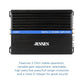 JA-Series JA4CH High Performance Class-D Bridgeable 4-Channel Car Audio Amplifier 1,000 Watts Peak Power Bridgeable Efficient Compact Design