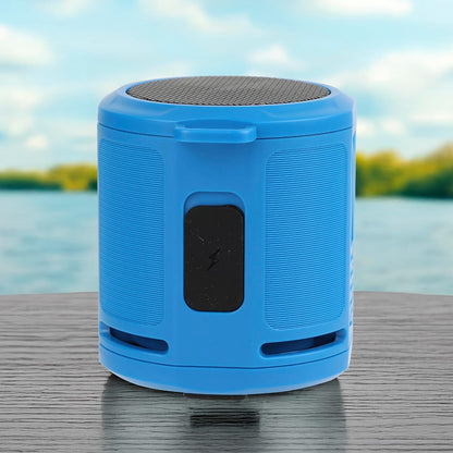 Altec Lansing HydraMicro - Waterdigte Bluetooth-luidspreker, Liggewig en Draagbare Luidspreker vir Reis en Buiteluggebruik, Royal Blue