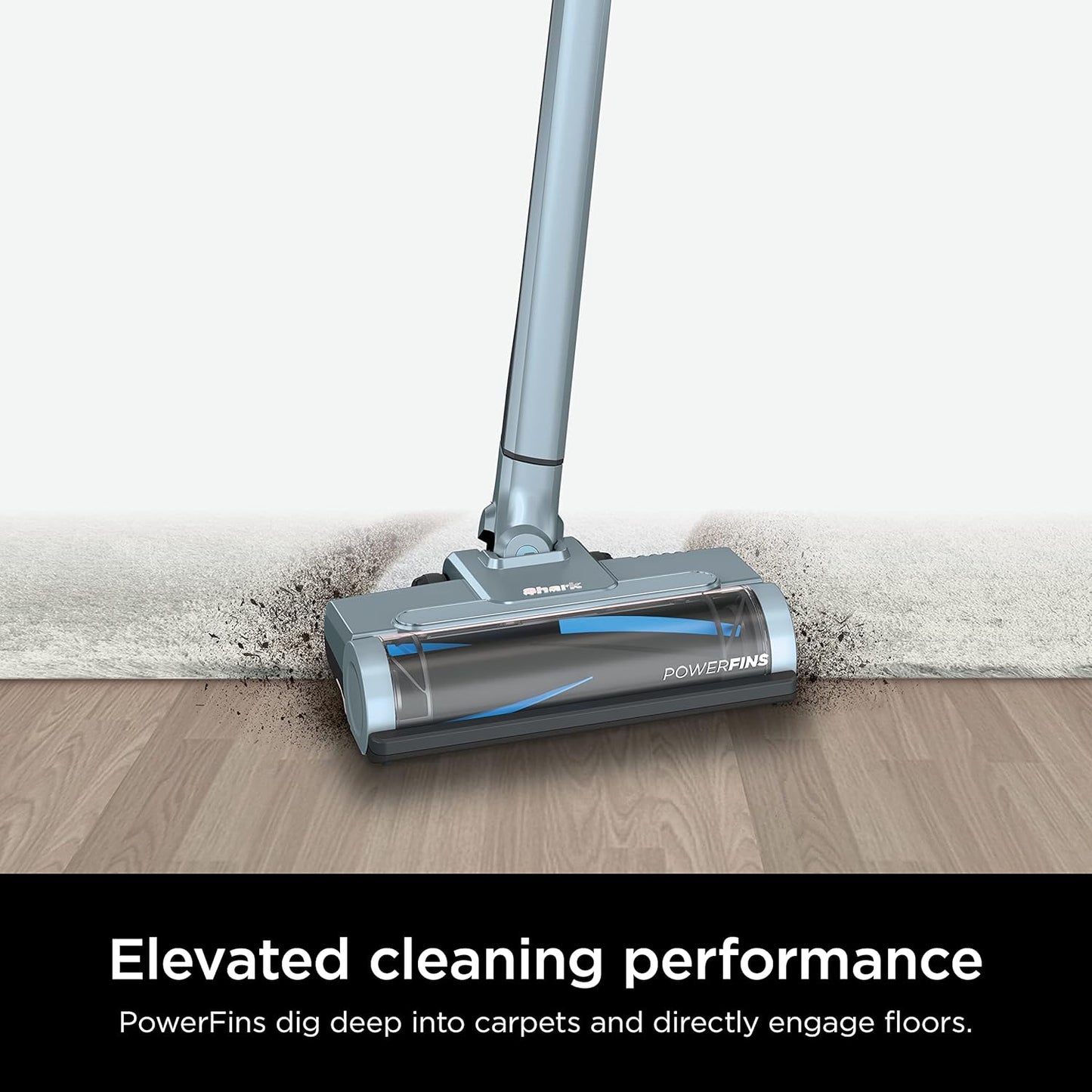Shark WS642BL WANDVAC System Pet Ultra-Lightweight Powerful Cordless Stick Vacuum with Charging Dock, Blue