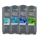 DOVE MEN CARE Body and Face wash 24 hrs Nourishing Micromoisture For Hydrated, Smooth Skin (4ct)