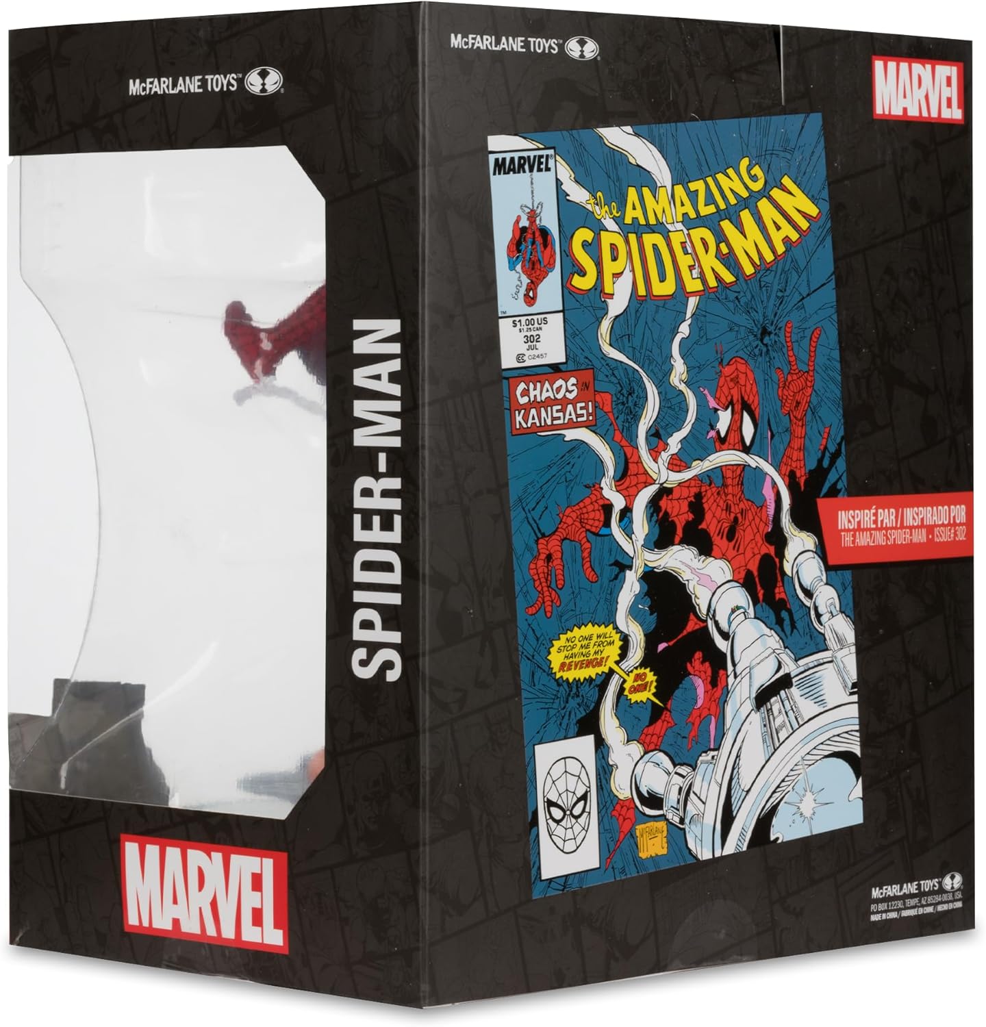 McFarlane Toys - Marvel Spider-Man Scale Collectible with Scene (The Amazing Spider-Man )