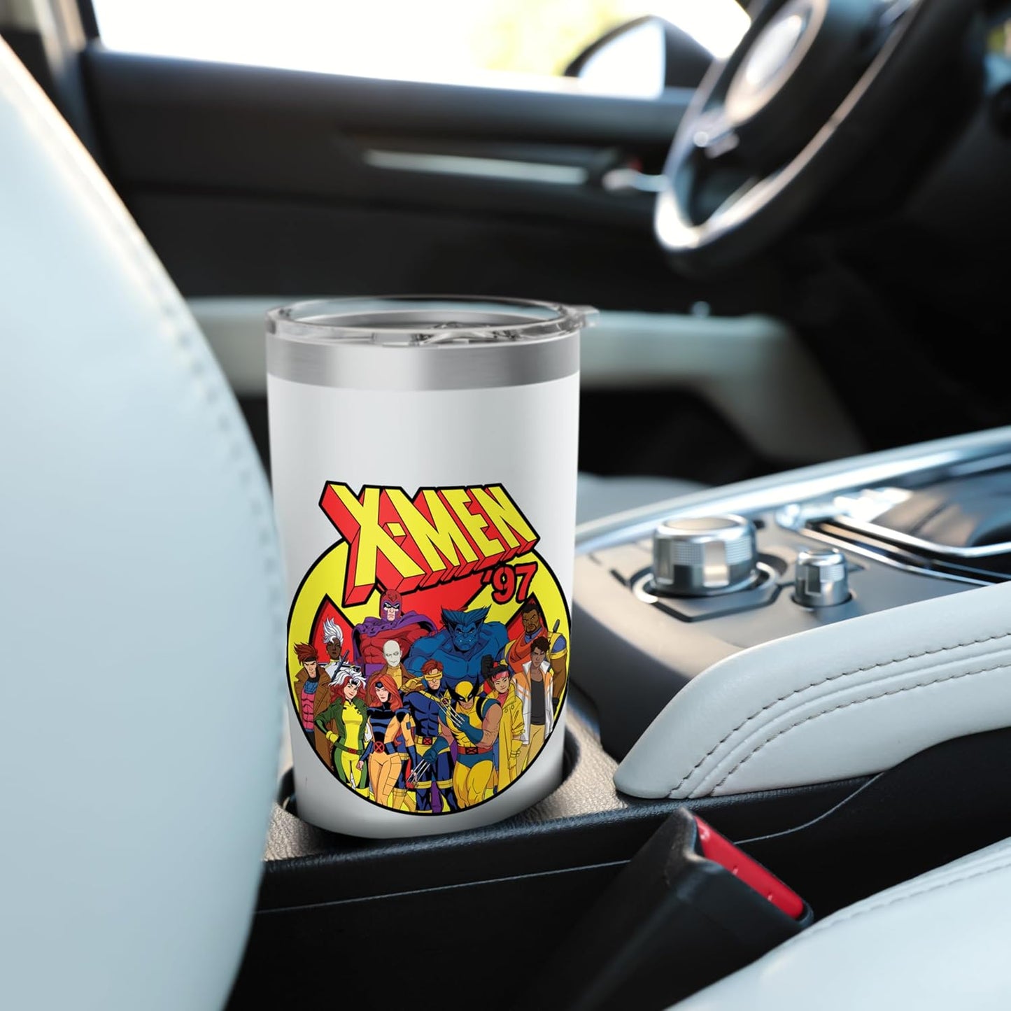 Marvel Studios X-Men '97 Animated Series Team and Title Logo Stainless Steel Insulated Tumbler