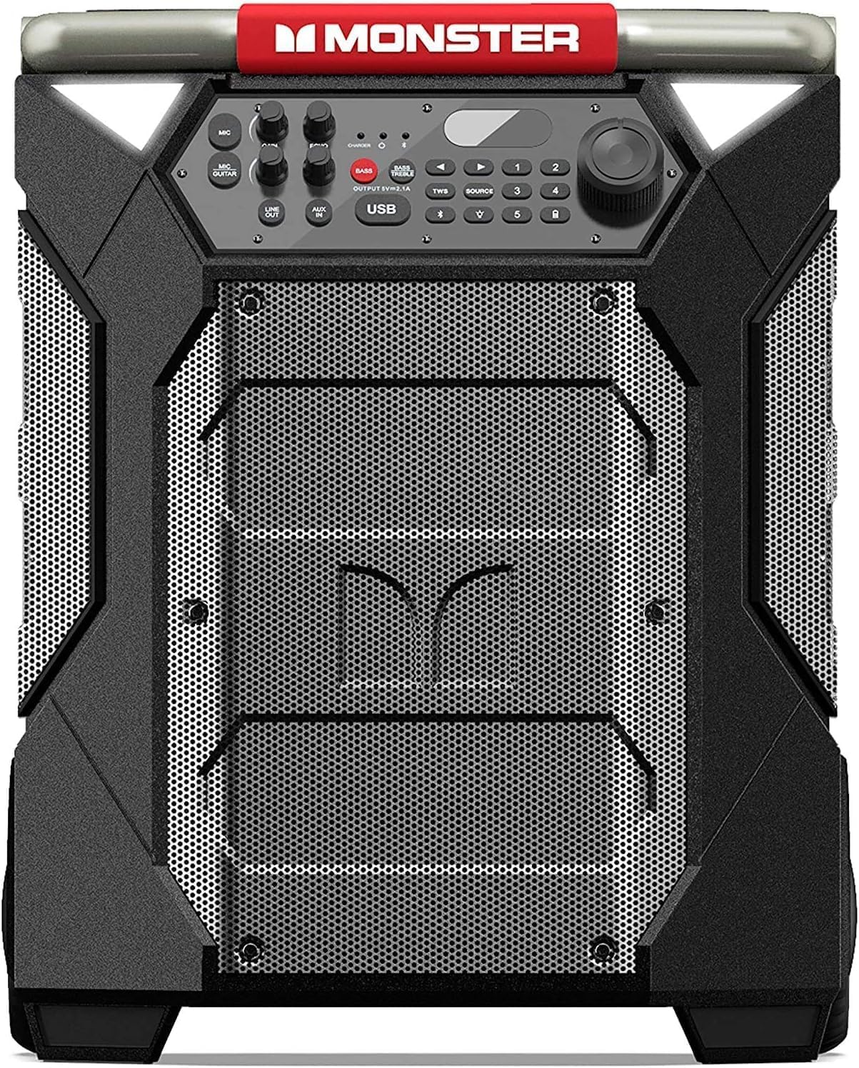 New Monster Rockin’ Roller 270 Indoor/Outdoor Portable Bluetooth Speaker | up to 200W of 270 Degree Sound & up to 100 Hours of Playtime
