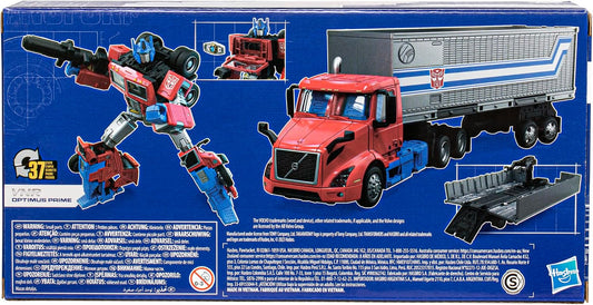 Hasbro Transformers Generations Leader Class Figurine Volvo VNR 300 Optimus Prime