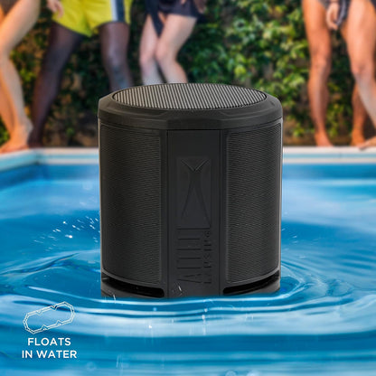 Altec Lansing HydraOrbit - Waterdigte Bluetooth-luidspreker, Liggewig en Draagbare Luidspreker vir Reis- en Buiteluggebruik, Swart