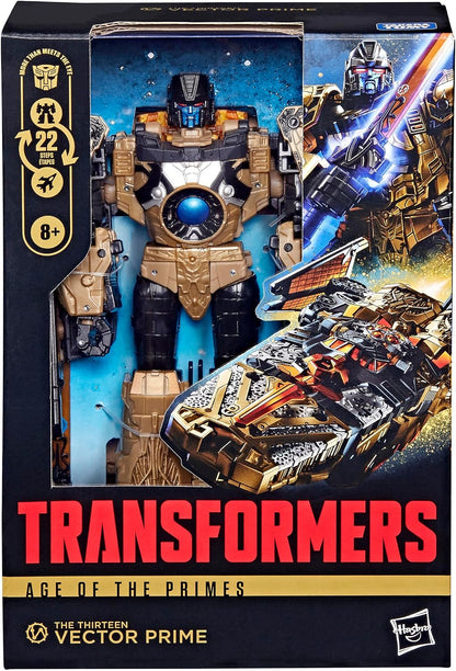 Transformers Age of the Primes The Thirteen Vector Prime, Voyager Class 7-Inch Converting Action Figure, Robot Toys for Ages 8+