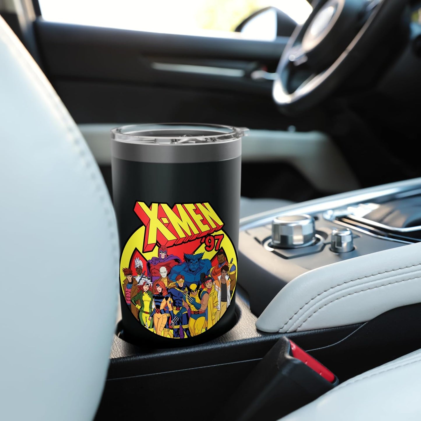 Marvel Studios X-Men '97 Animated Series Team and Title Logo Stainless Steel Insulated Tumbler