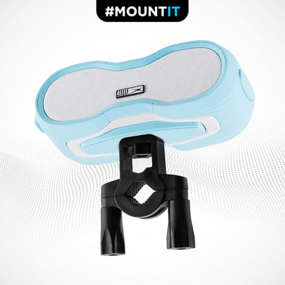 Altec Lansing BoomJacket XL Draadlose Bluetooth-luidspreker, Magnetiese Waterdigte Luidspreker, IPX7 Buite-luidspreker met 24H Speeltyd, Draagbare Luidspreker met Karabyner, Monteerbaar, Vinnige Laai