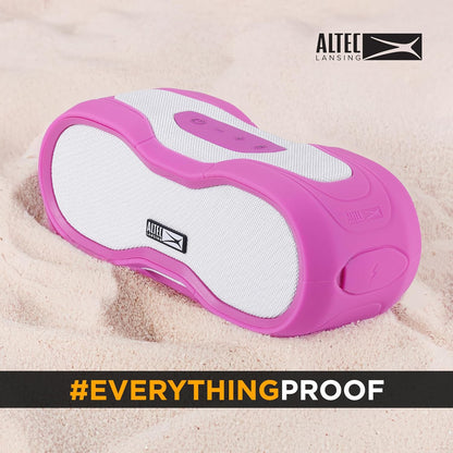 Altec Lansing BoomJacket XL Draadlose Bluetooth-luidspreker, Magnetiese Waterdigte Luidspreker, IPX7 Buite Luidspreker met 24H Speeltyd, Draagbare Luidspreker met Karabiner, Monteerbaar, Vinnige Laai
