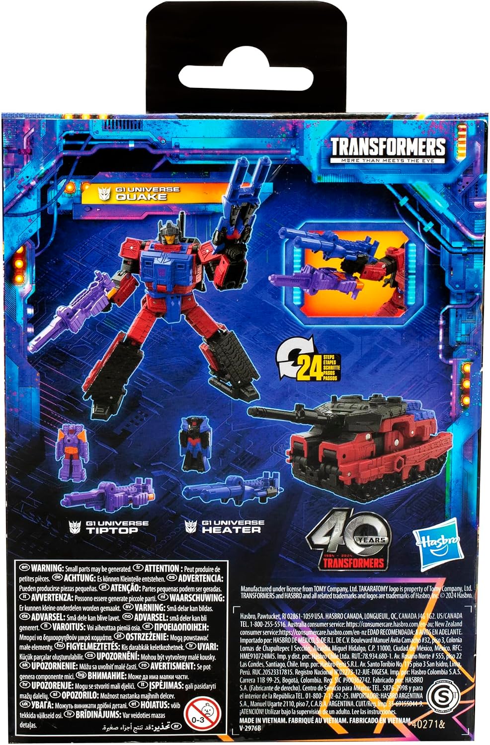 Transformers Legacy United Deluxe Class G1 Universe Quake, 5.5-inch Converting Action Figure, for Boys and Girls Ages 8+