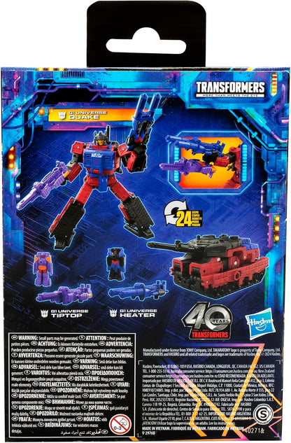 Transformers Legacy United Deluxe Class G1 Universe Quake, 5.5-inch Converting Action Figure, for Boys and Girls Ages 8+