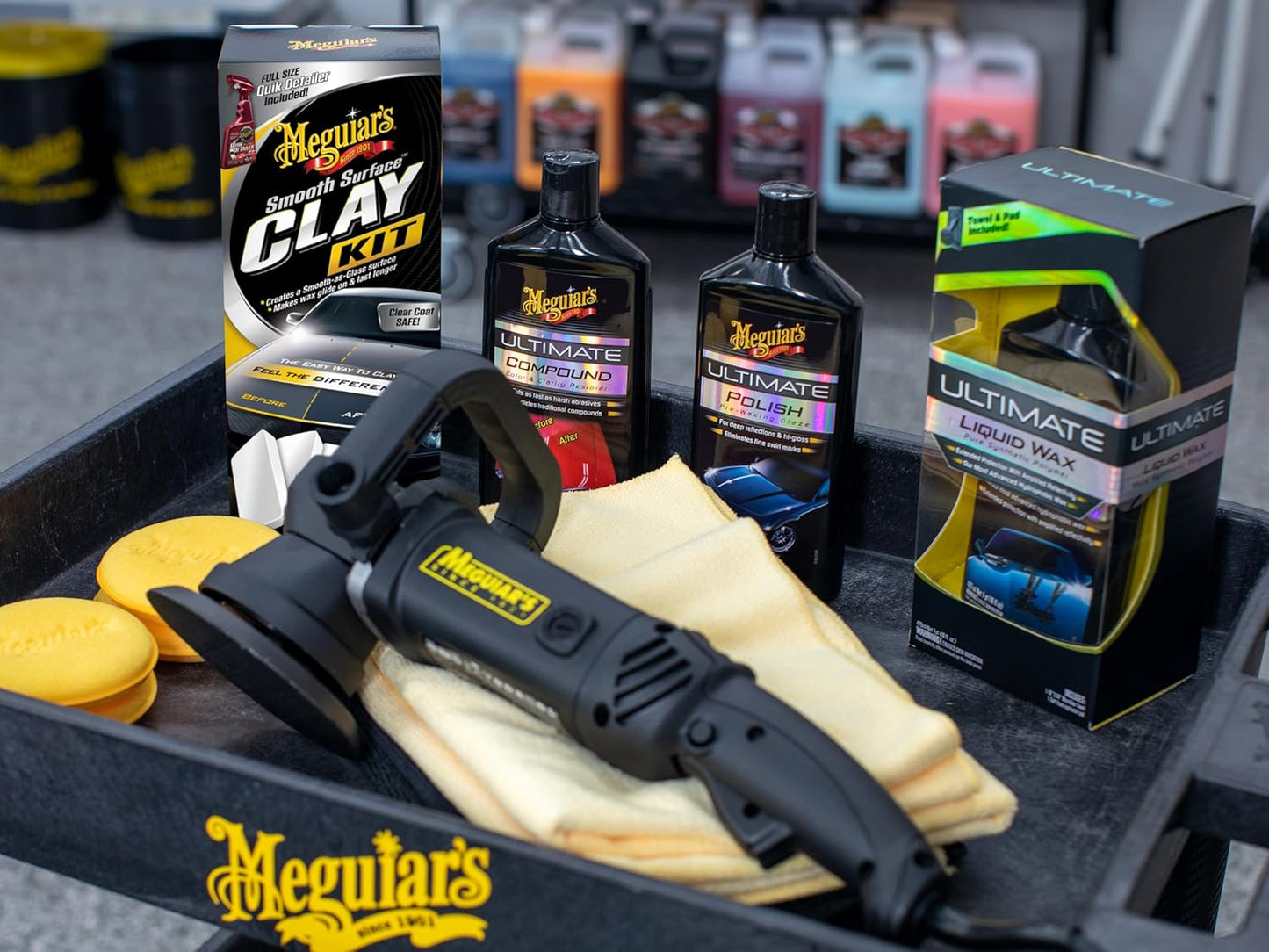 Meguiar's Gladde Oppervlak Klei-stel, Veilig en Maklik Motorafklei vir Gladde - Glasafwerking
