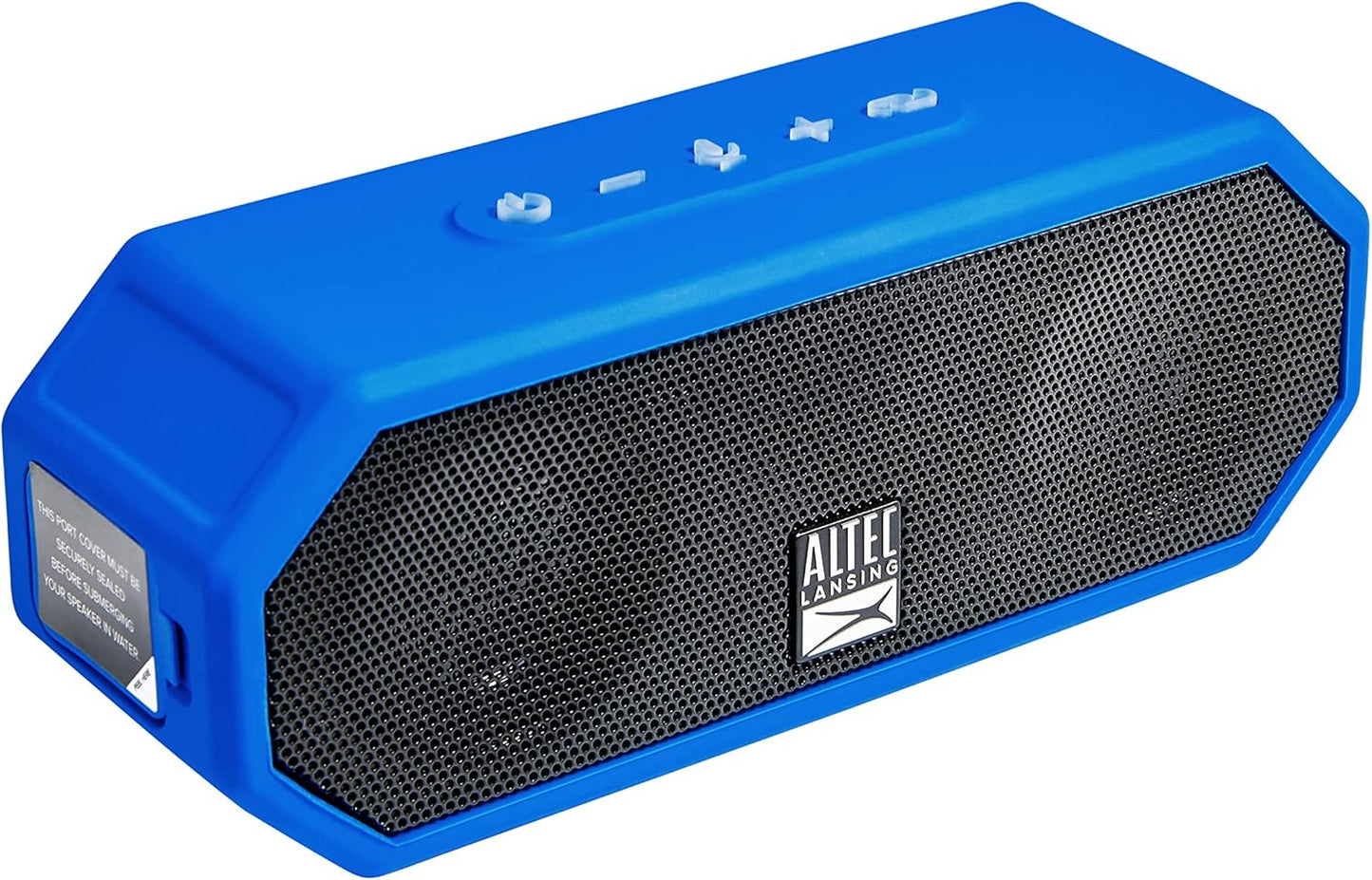 Altec Lansing LifeJacket H2O 4 - Waterdigte Bluetooth-luidspreker, Duursame en Draagbare Luidspreker met Stemassistent, 10 Uur Batterylewe en 30 Meter Reikwydte, Koninklike Blou