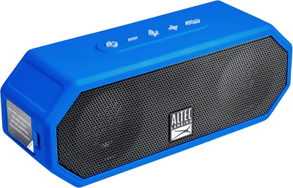 Altec Lansing LifeJacket H2O 4 - Waterdigte Bluetooth-luidspreker, Duursame en Draagbare Luidspreker met Stemassistent, 10 Uur Batterylewe en 30 Meter Reikwydte, Koninklike Blou
