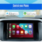 Double DIN  7"  Apple CarPlay Android Auto Wired or Wireless Touchscreen Car Stereo Radio Bluetooth Backup Camera Input