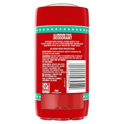 Old Spice Aluminum Free Deodorant For Men, 24/7 Sweat Defense & Odor Protection - Pure Sport Scent (Pack of 2)
