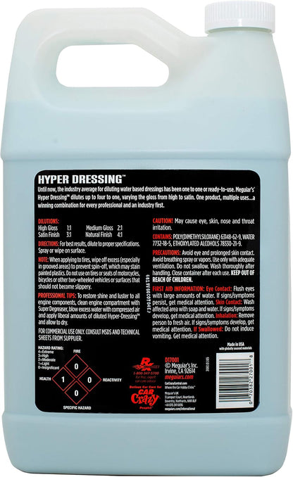 Meguiar's Hyper Dressing - 1 Gallon – Beste Glans & Skittering