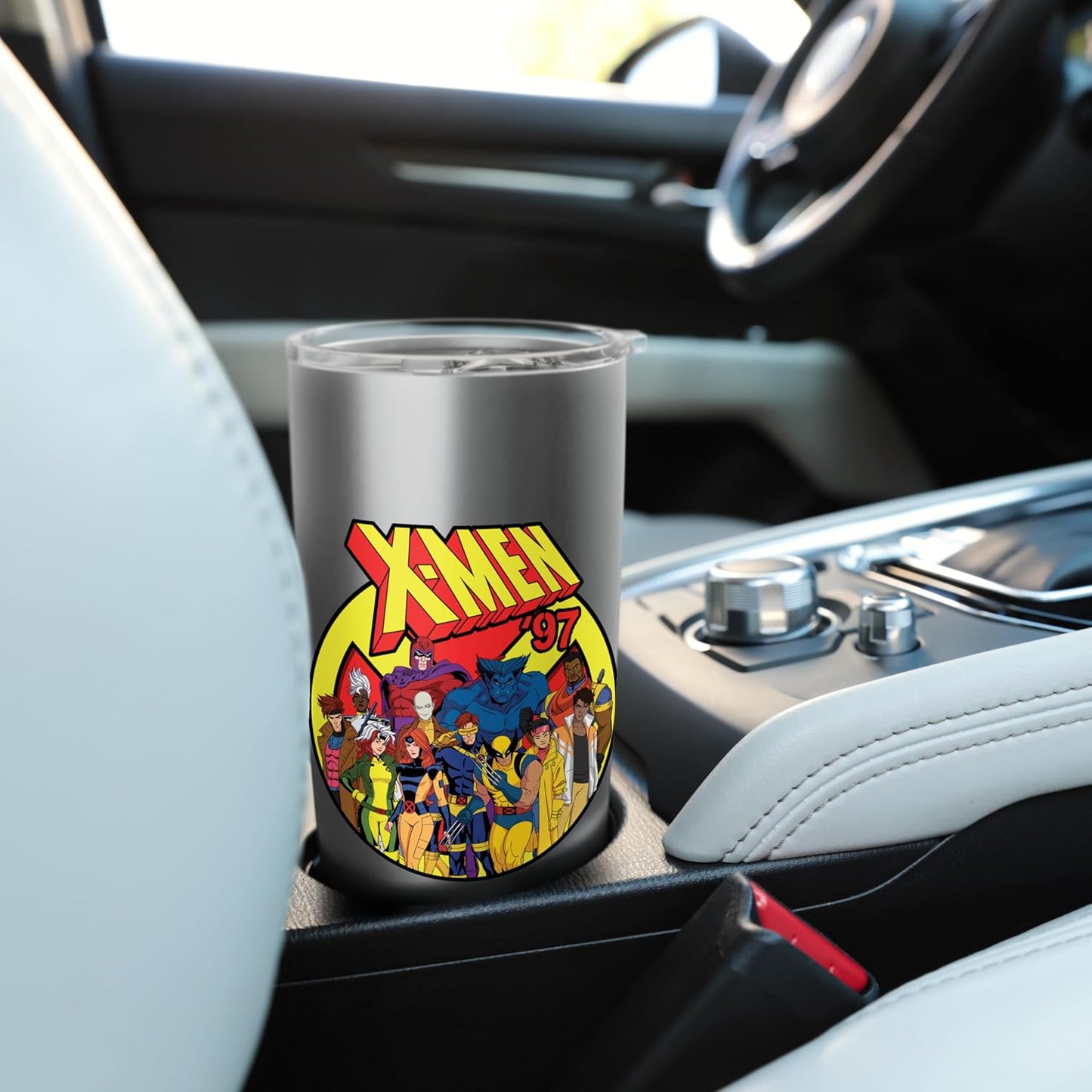 Marvel Studios X-Men '97 Animated Series Team and Title Logo Stainless Steel Insulated Tumbler