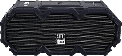 Altec Lansing LifeJacket - Waterdigte Bluetooth-luidspreker, duursame en draagbare luidspreker met Qi-draadlose laai en stemassistent, swart