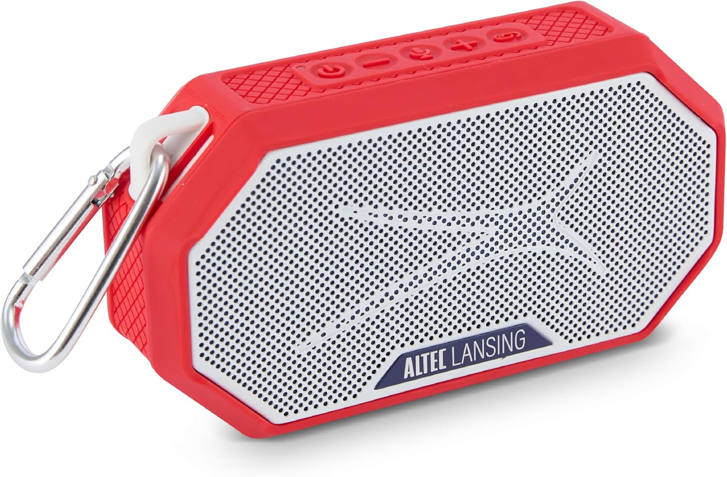 Altec Lansing x Boston RED SOX - Draagbare Bluetooth-luidspreker HYDRAMINI 2.0, IP67 Waterdig, 8W Uitset, 12h Speeltyd, USB-C Vinnige Laai, Stemassistent-integrasie (Boston Red Sox)