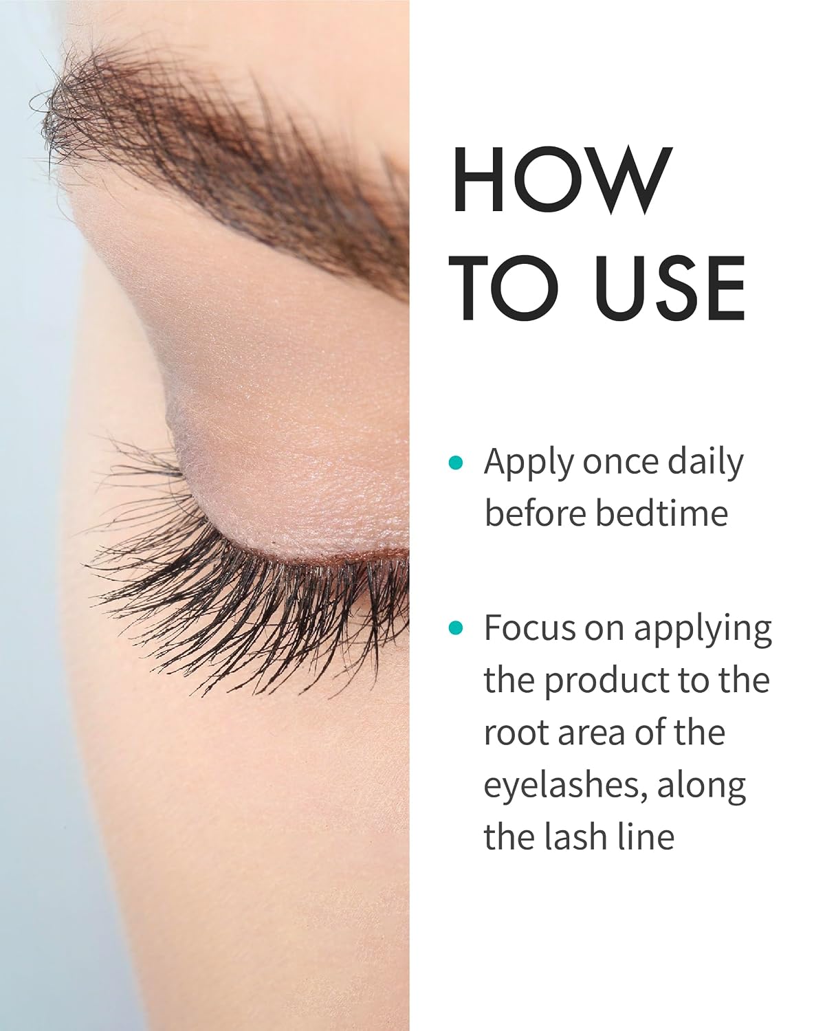 REJURAN Advanced Lash Enhancing Booster (3ml) - Eyelash Growth Serum for Fuller, Stronger, Healthier Lashes with Biotin and c-PDRN®.