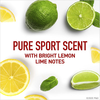 Old Spice Aluminum Free Deodorant For Men, 24/7 Sweat Defense & Odor Protection - Pure Sport Scent (Pack of 2)