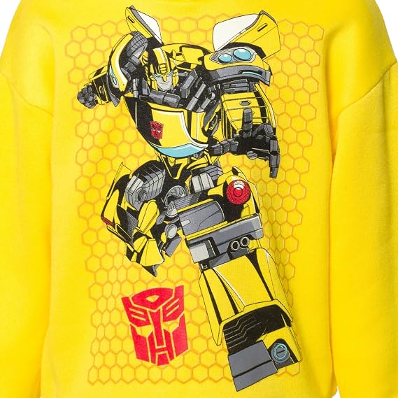 Transformers Boys' 2-Piece Fleece Hoodie and Joggers Set Toddler to Big Kid