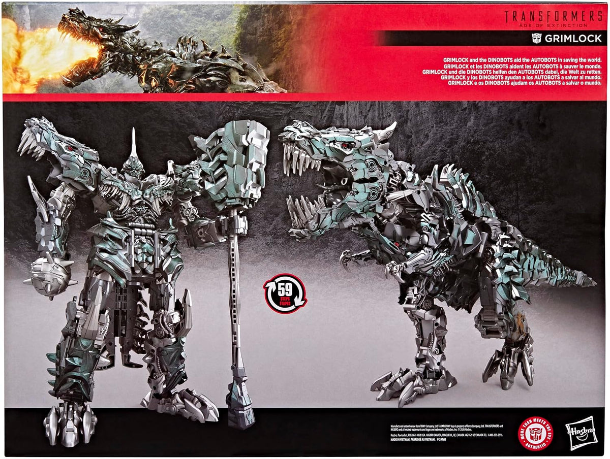 Transformers Studio Series Age of Extinction Grimlock, Collectible Converting 15-inch Titan Class Action Figure (15+)