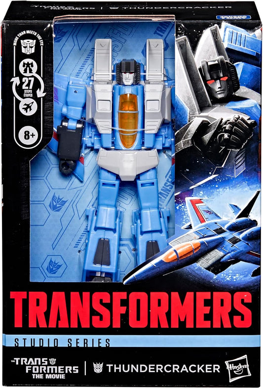 Transformers Studio Series The The Movie Thundercracker Voyager Class 6.5-Inch Converting Action Figure, Robot Toys - (Ages 8+)