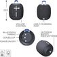 Ultimate Ears WONDERBOOM 4 Waterproof Bluetooth Outdoor Speakers with Big Bass & 360-Degree Sound, Dustproof Floating Wireless Speaker, 131ft Range - Black