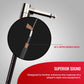 Monster Prolink Classic Instrument Guitar Cable - 8 in Right Angle to Right Angle Instrument Cable. All Metal & Duraflex Outer Jacket. 90% Copper Braided Shield Monster Instrument Cable