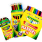 Back to School Supply Box Grades K-5 - School Supply Boxes - 32 Piece School Supplies Kit Includes Markers, Crayons, Pencils, Scissors, Folders, Glue Sticks, Notebook, and Composition Book