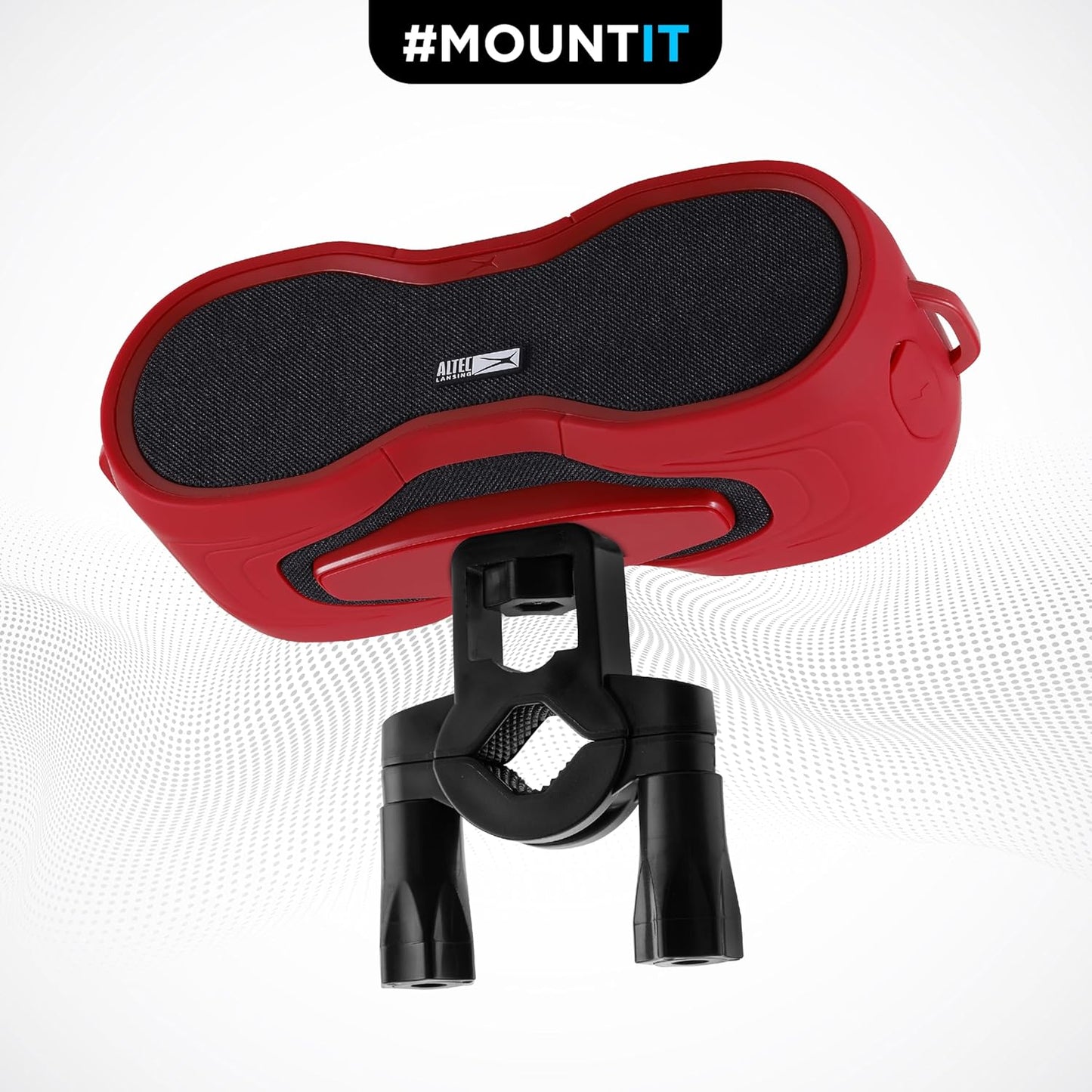 Altec Lansing BoomJacket XL Draadlose Bluetooth-luidspreker, Magnetiese Waterdigte Luidspreker, IPX7 Buitelugluidspreker met 24H Speeltyd, Draagbare Luidspreker met Karabiner, Monteerbaar, Vinniglaai