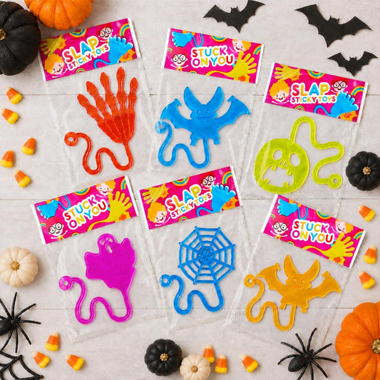 Halloween Treats Non Candy for Kids (36 PCS) Sticky Hands Party Favors