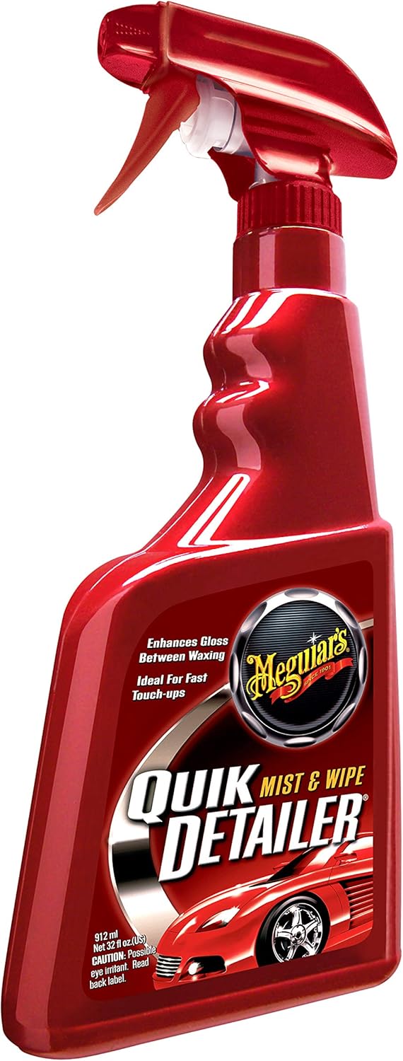 Meguiar's Quik Detailer, Mist & Wipe Motorkar-besonderhedebespuiting - 32 oz