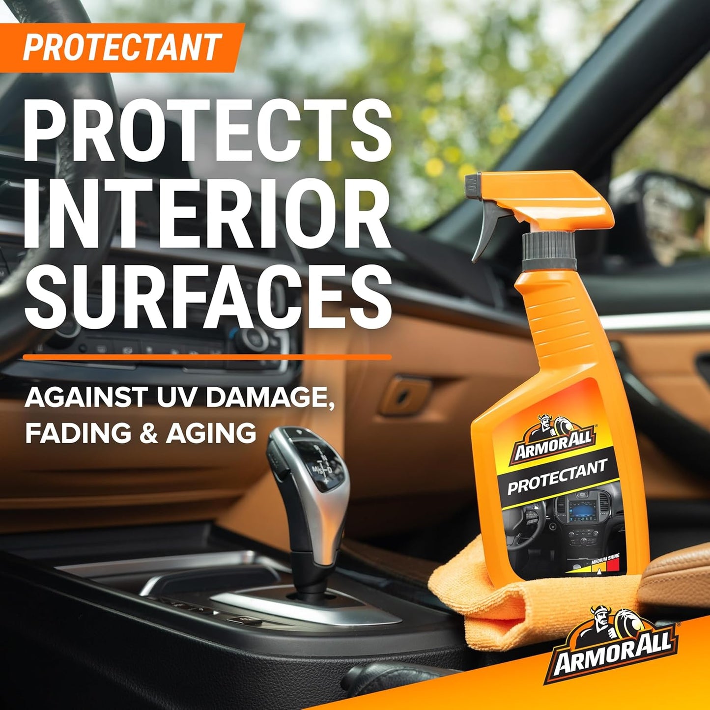 Armor All Premier Motorversorgingskit, Sluit Motorwas- en Wasstel, Glasreiniger, Motorlugverfrisser, Band- en Wielsuiwerer in - (8 Stuk Kit)