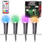 Monster Smart RGB+IC+WW Pathway LED Lights, 4 Individually Controlled Dimmable LEDs, Sound Reactive, IP44 Water & Weather Resistant, Compatible with Alexa, Siri, Google Home, Monster App, Razer Chroma